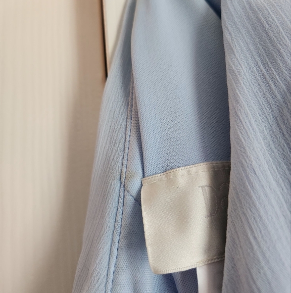 Womens David's Bridal Light Blue Dress~Size 2 - Picture 8 of 16